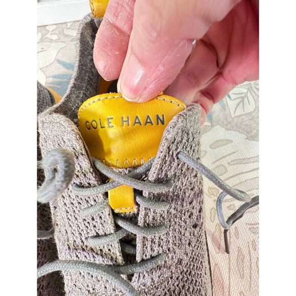 Cole Haan Original Grand Stitchlite Grey Yellow sedona men's shoes 10.5 M 212850 - Picture 6 of 10